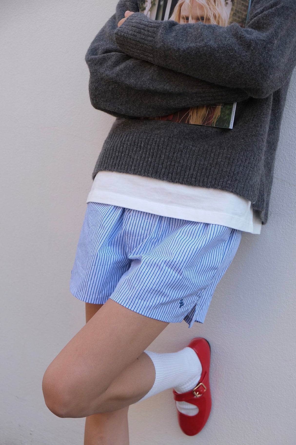 SP Boxer Short in Blue Stripe